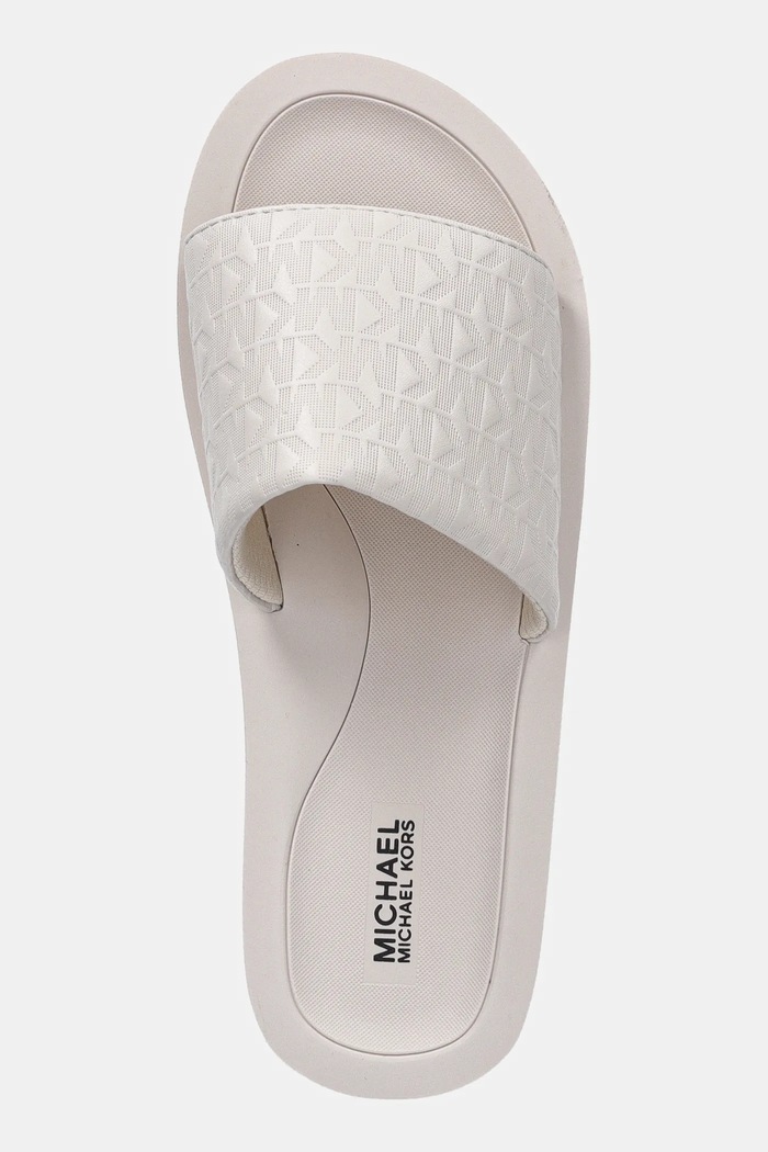 Παντόφλες Michael Kors TEAGAN MERRICK μπεζ MK01372270