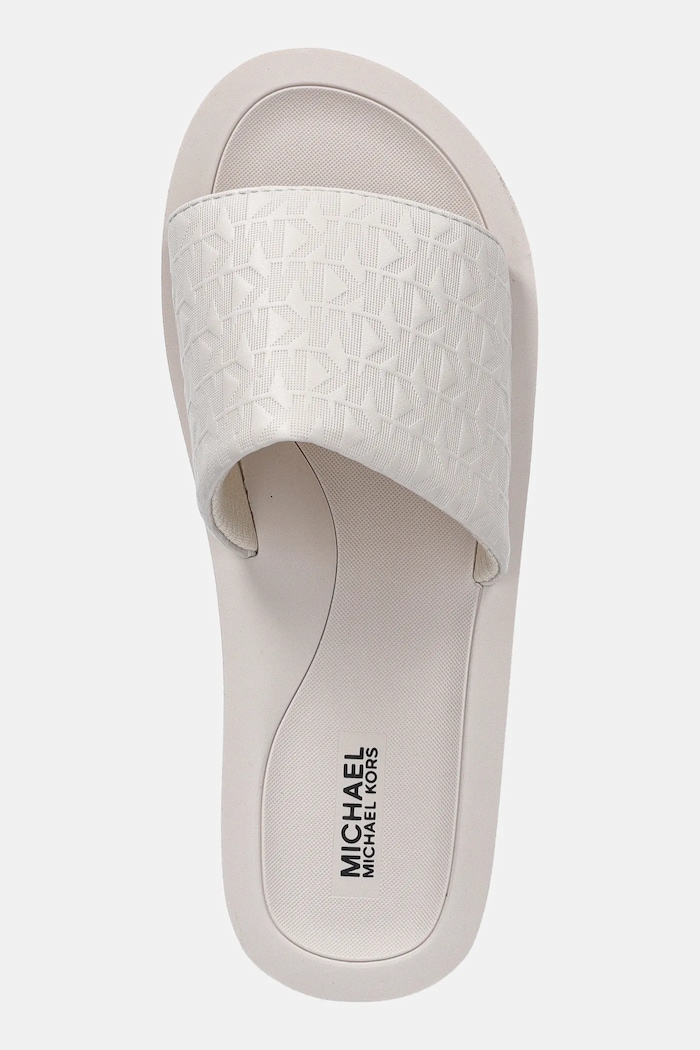 Παντόφλες Michael Kors TEAGAN MERRICK μπεζ MK01372270