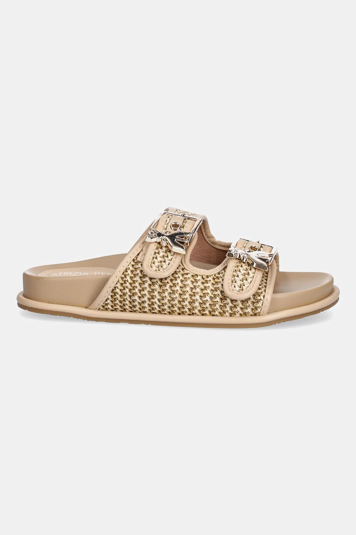 Patrizia Pepe Girl papucs PPJ337 bézs SS25