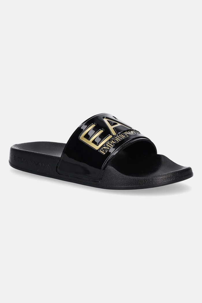 Dětské pantofle EA7 Emporio Armani černá 7Y000037.AF15118