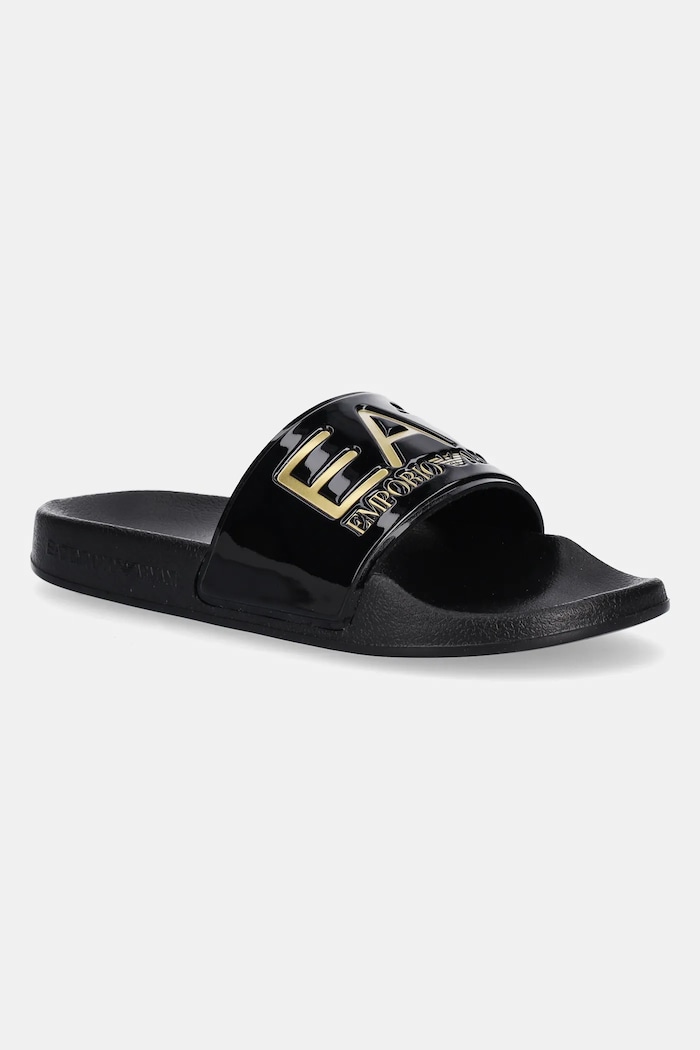 Dětské pantofle EA7 Emporio Armani černá 7Y000037.AF15118