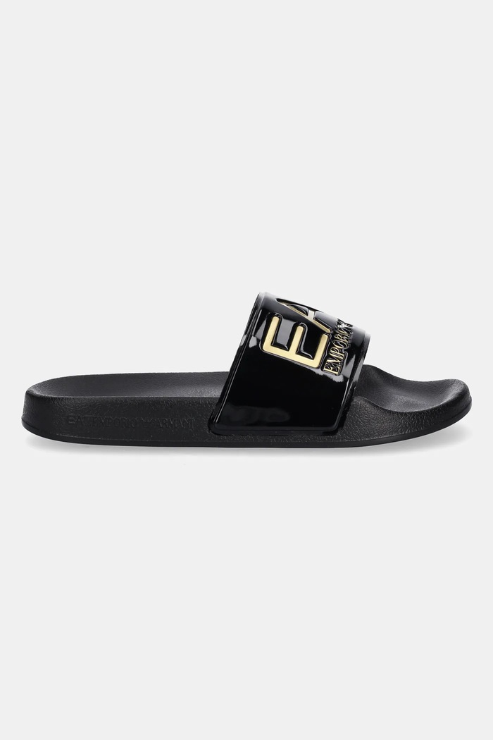 Dětské pantofle EA7 Emporio Armani 7Y000037.AF15118 černá SS25