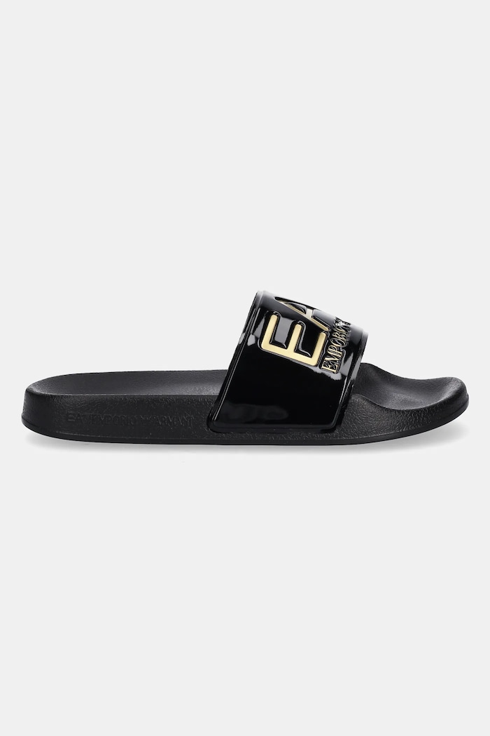Dětské pantofle EA7 Emporio Armani 7Y000037.AF15118 černá SS25