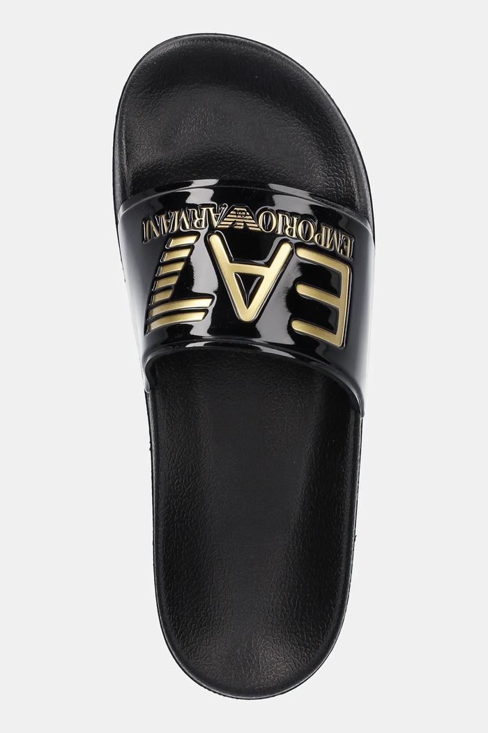 Dětské pantofle EA7 Emporio Armani černá 7Y000037.AF15118