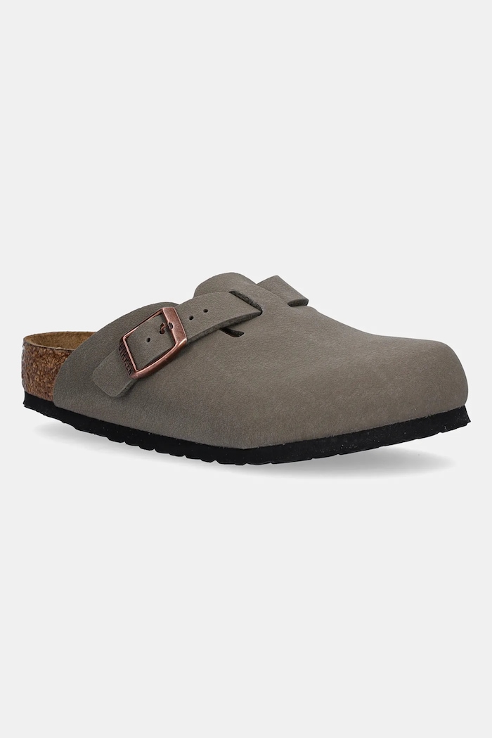 Detské šľapky Birkenstock Boston zelená 1029357