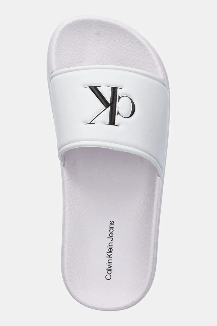 Detské šľapky Calvin Klein Jeans biela V3X0.83032