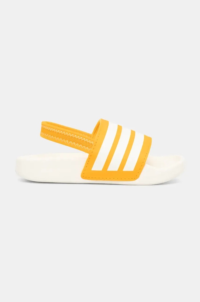 adidas slapi copii ADILETTE ESTRAP JR8355 bej SS25