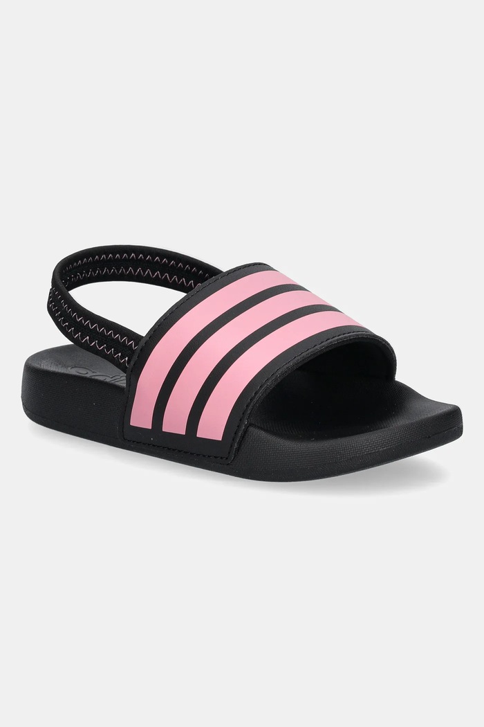 Παιδικές παντόφλες adidas ADILETTE ESTRAP συνθετικό μαύρο JR5330