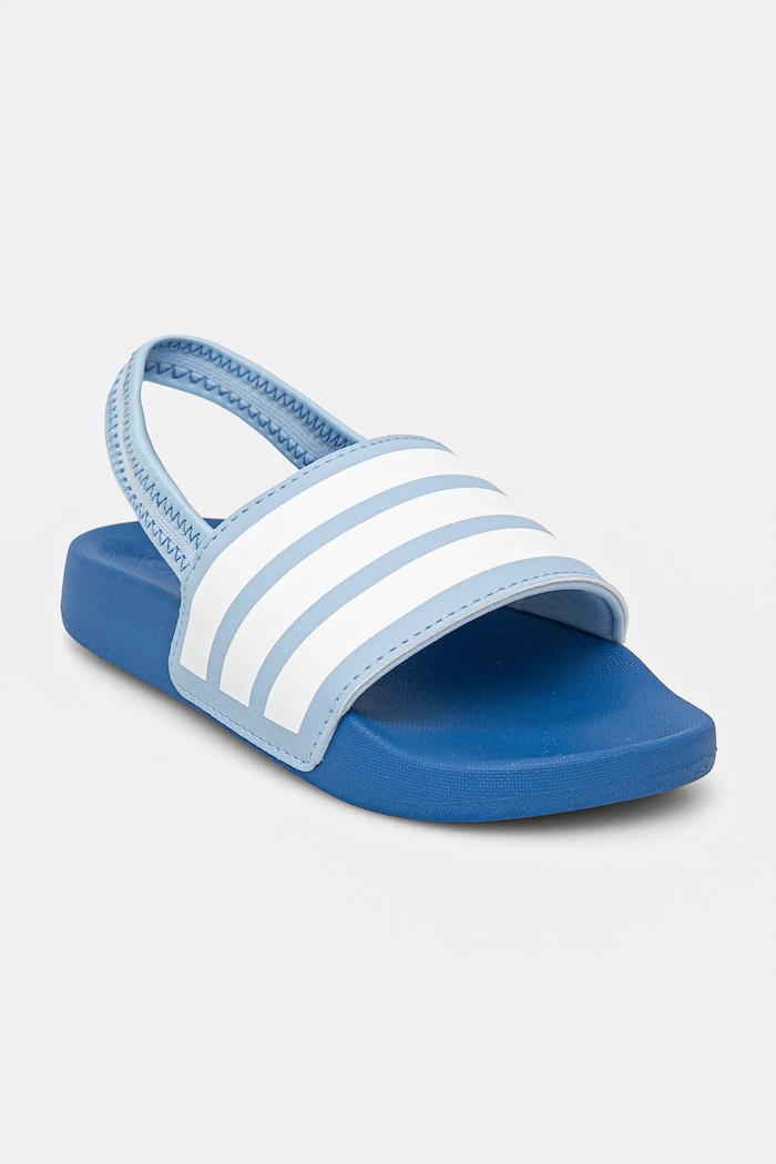 Dětské sandály adidas ADILETTE ESTRAP textilní modrá JR5332