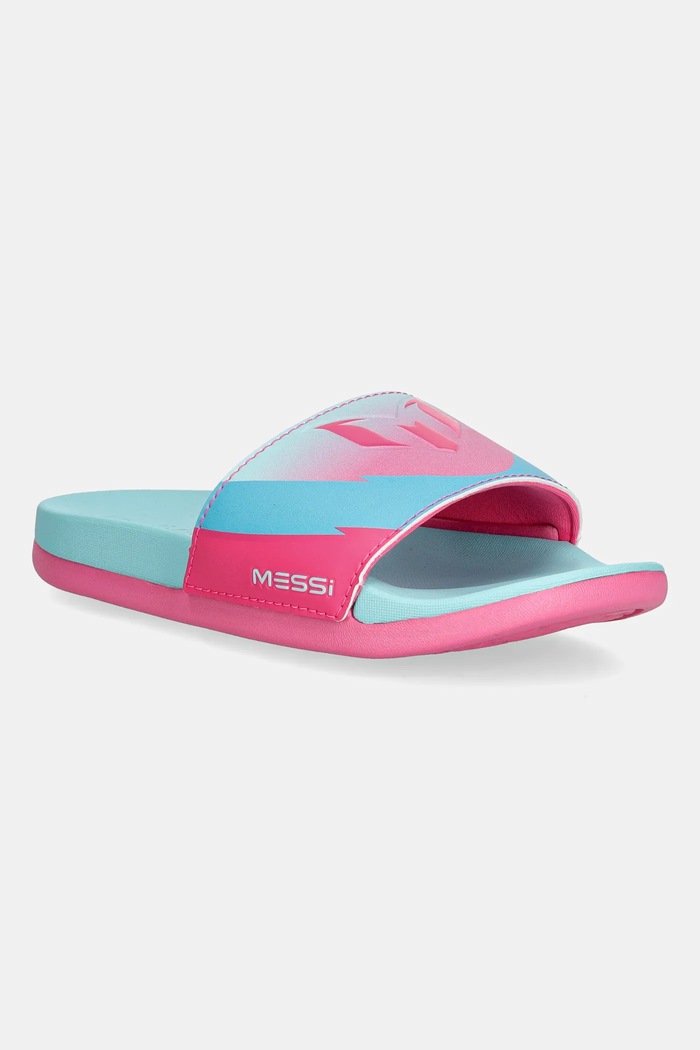 Dětské pantofle adidas ADILETTE COMFORT MESSI tyrkysová JR6327