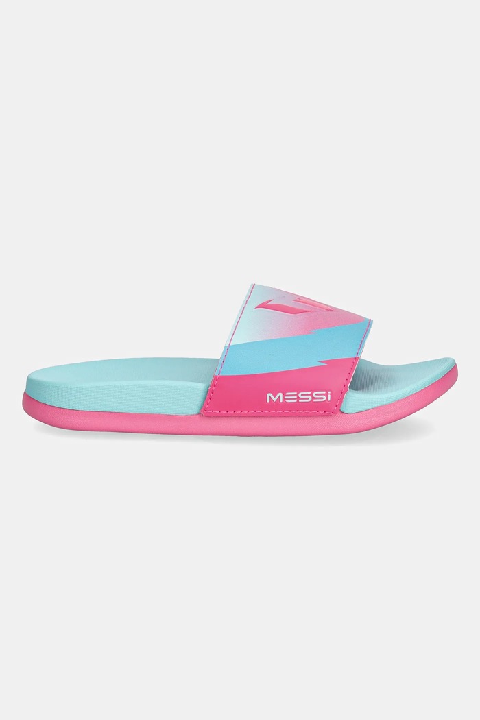 Dětské pantofle adidas ADILETTE COMFORT MESSI JR6327 tyrkysová SS25