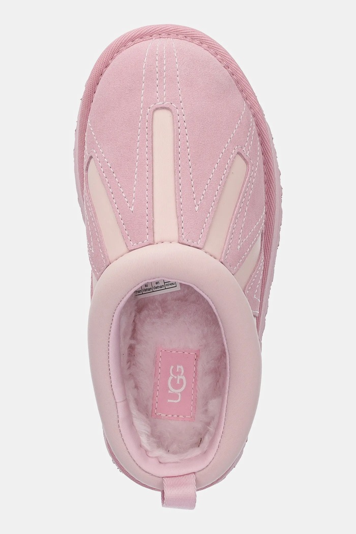 Детски велурени чехли UGG TAZZ SUNWAVE розов 1166830K