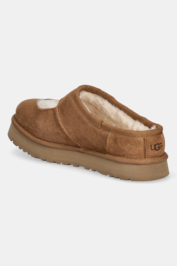 Băieți UGG papuci din piele intoarsa pentru copii BEA MARY JANE 1166552K maro