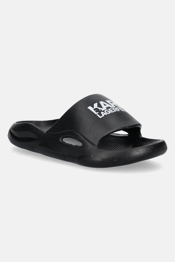 Karl Lagerfeld klapki dziecięce czarny Z30378.37.39
