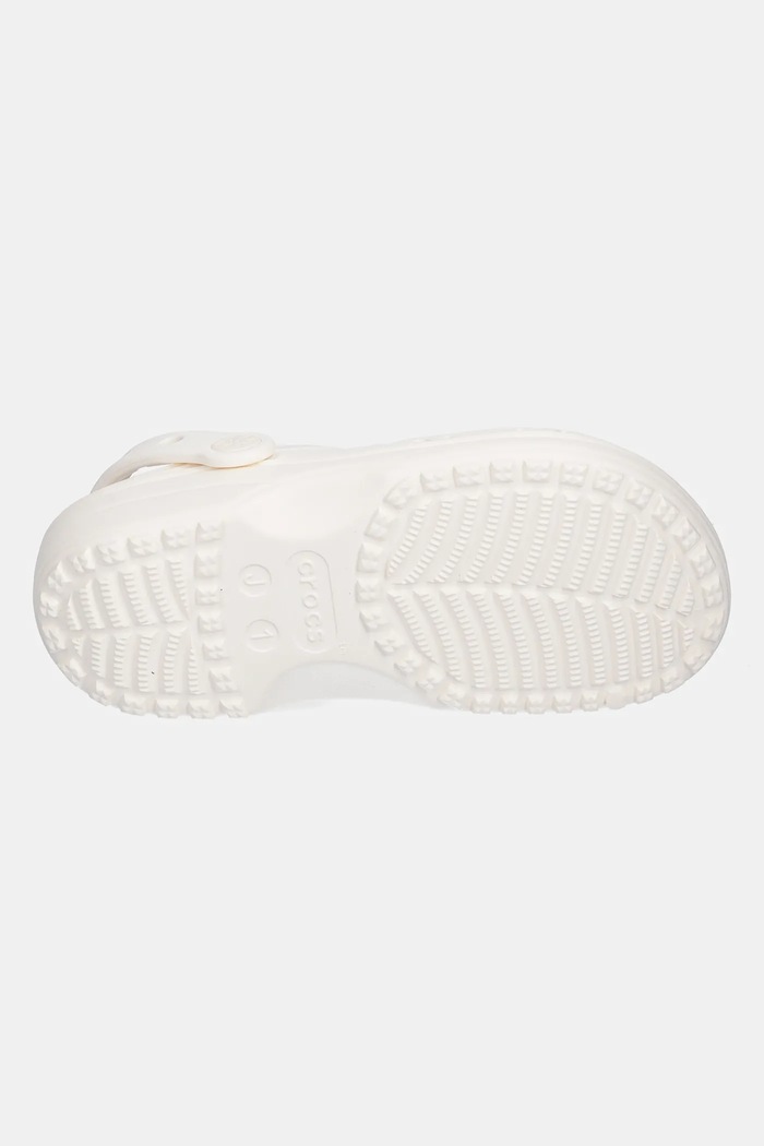 Crocs klapki CLASSIC FLORAL CUT OUT CLOG KIDS 210943.CROCS.CLASSIC.FL beżowy