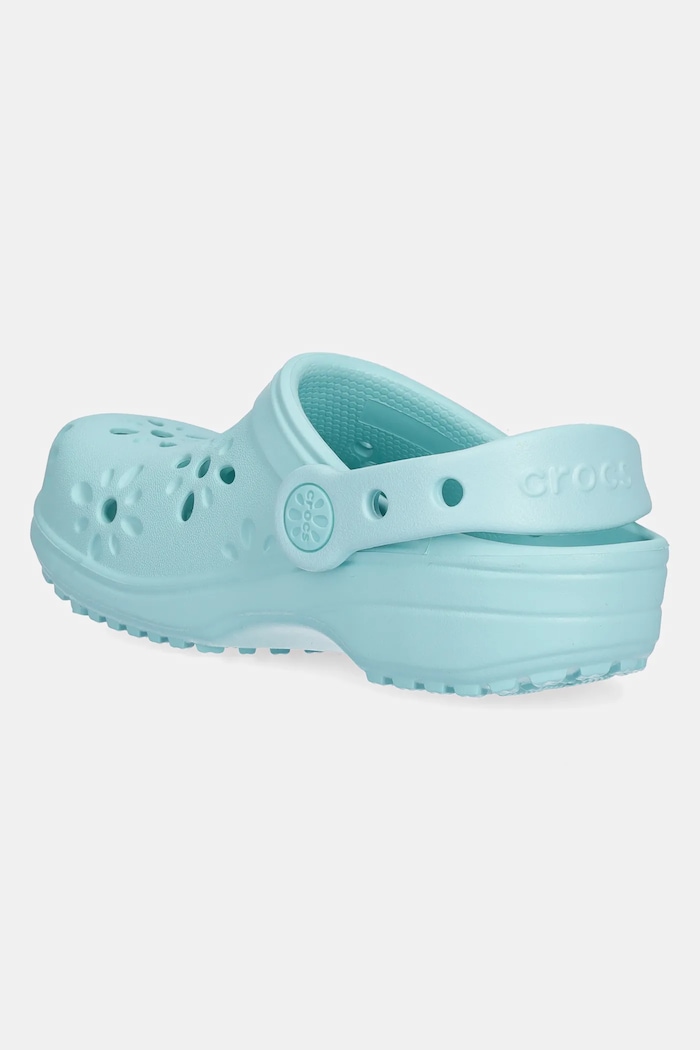 Băieți Crocs papuci CLASSIC FLORAL CUT OUT CLOG KIDS 210944.CROCS.CLASSIC.FL turcoaz