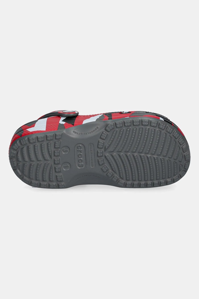 Crocs klapki CLASSIC GEO CAMO CLOG KIDS 211171.CROCS.CLASSIC.GE szary