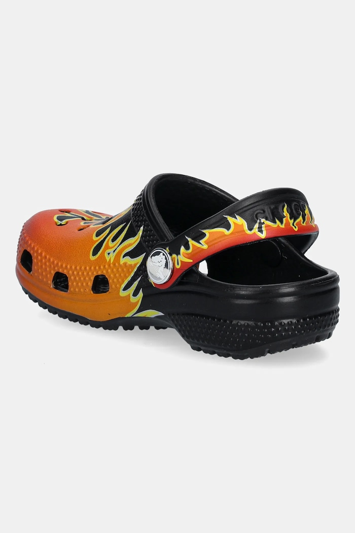 CHLAPEC Pantofle Crocs CLASSIC FLAME CLOGS KIDS 211214.CROCS.CLASSIC.FL černá