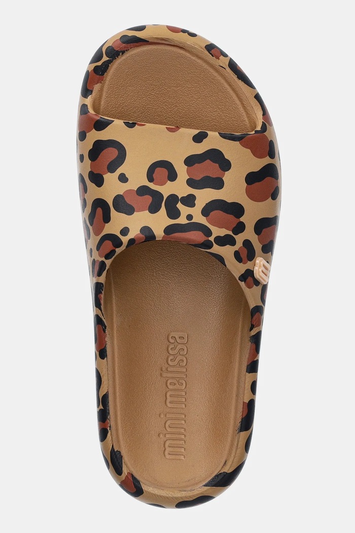 Детски чехли Melissa FREE PRINT SLIDE кафяв M.35936