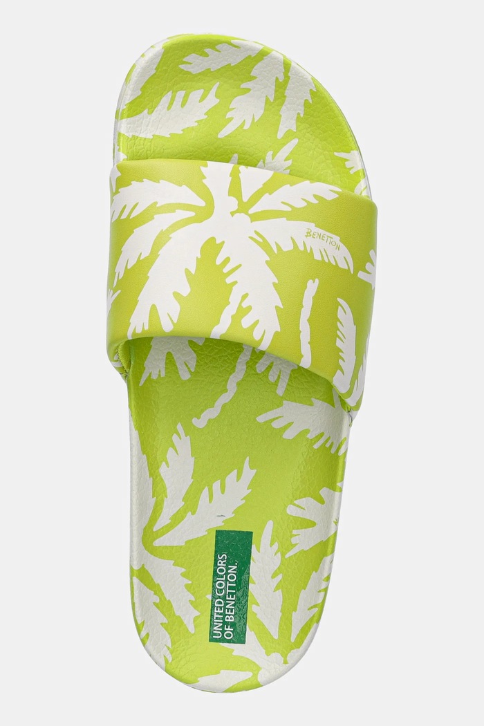 Klapki dziecięce United Colors of Benetton 89W40D01G.G.Seasonal zielony