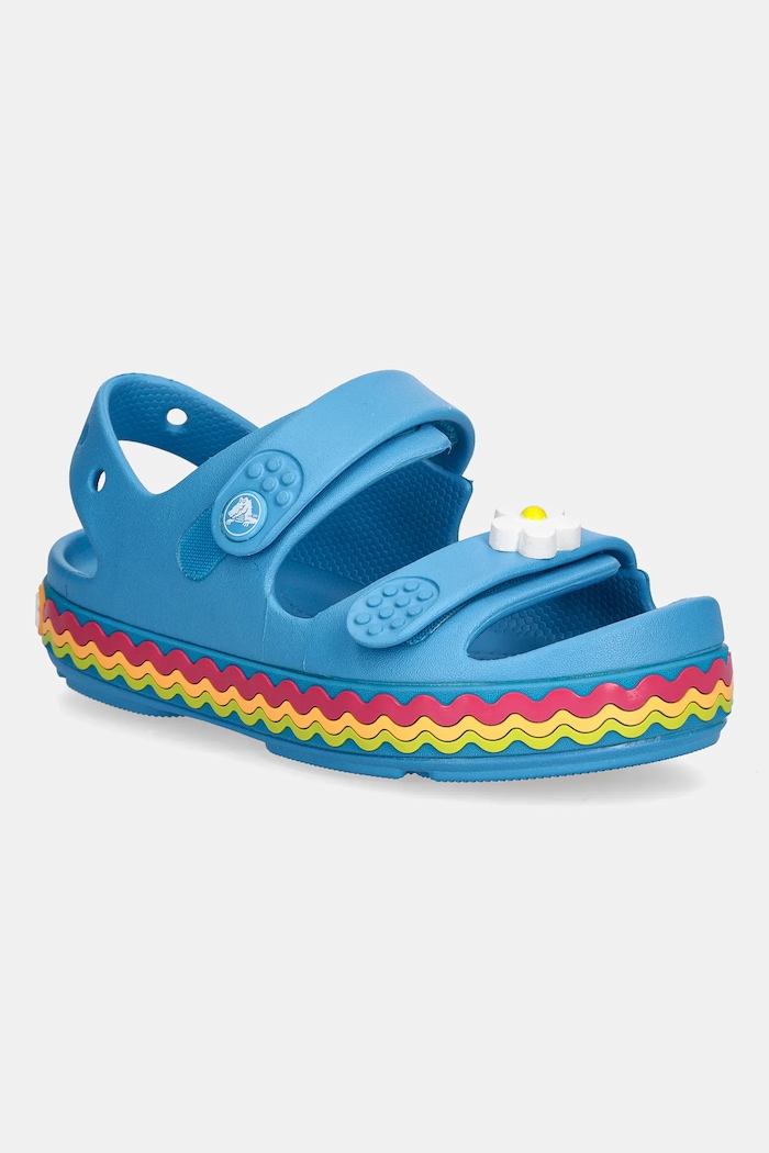 Crocs șlapi copii CROCBAND CRUISER RICRAC SANDAL K albastru 211028.CROCS.CROCBAND.C