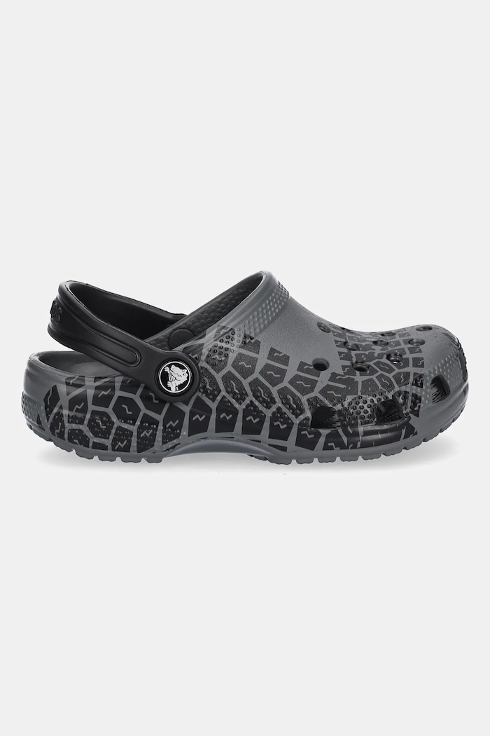 Crocs klapki dziecięce CLASSIC TIRE PRINT CLOG KIDS 211261.CROCS.CLASSIC.TI szary SS25