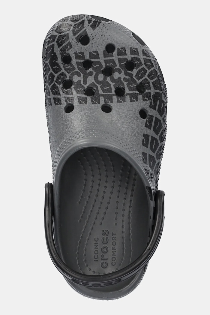 Crocs klapki dziecięce CLASSIC TIRE PRINT CLOG KIDS szary 211261.CROCS.CLASSIC.TI