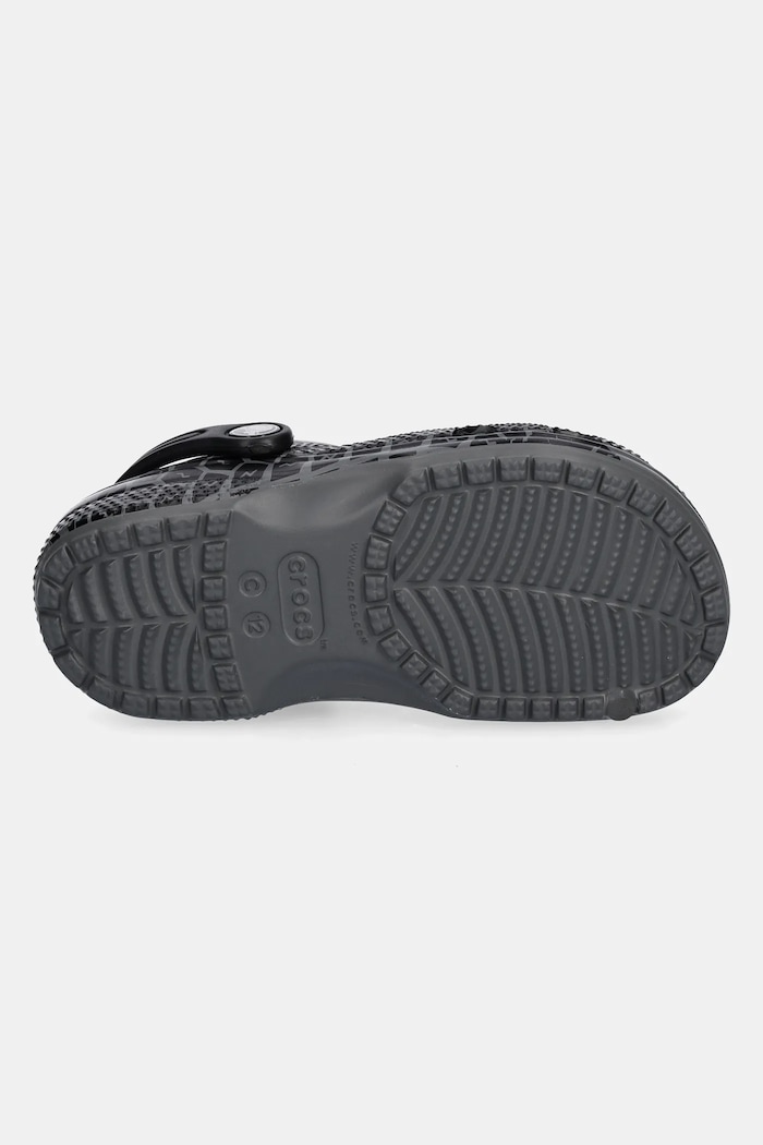 Crocs klapki dziecięce CLASSIC TIRE PRINT CLOG KIDS 211261.CROCS.CLASSIC.TI szary