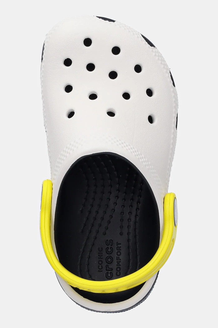 Detské šľapky Crocs CLASSIC RETRO SPORT CLOG T biela 211265.CROCS.CLASSIC.RE