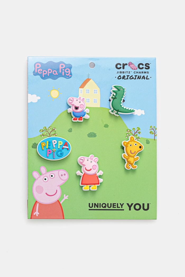 Crocs jibbitz pentru copii Peppa Pig Character 5Pck 5-pack Personaje de basm multicolor 10015107.Peppa.Pig.Char