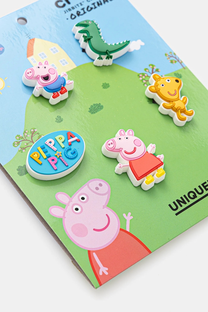 Crocs jibbitz pentru copii Peppa Pig Character 5Pck 5-pack 10015107.Peppa.Pig.Char multicolor AA00