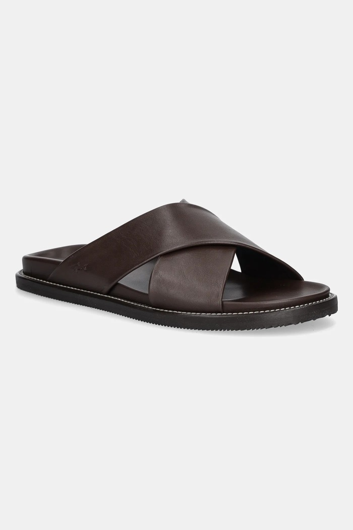 Paul&Shark Slapi de piele maro 25418010.695