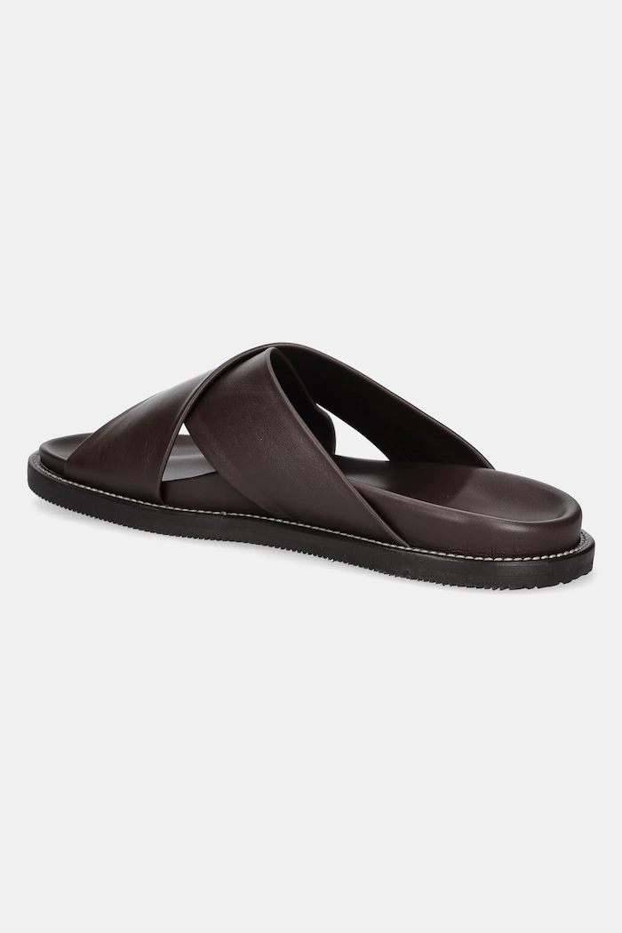 Încălțăminte Paul&Shark Slapi de piele 25418010.695 maro