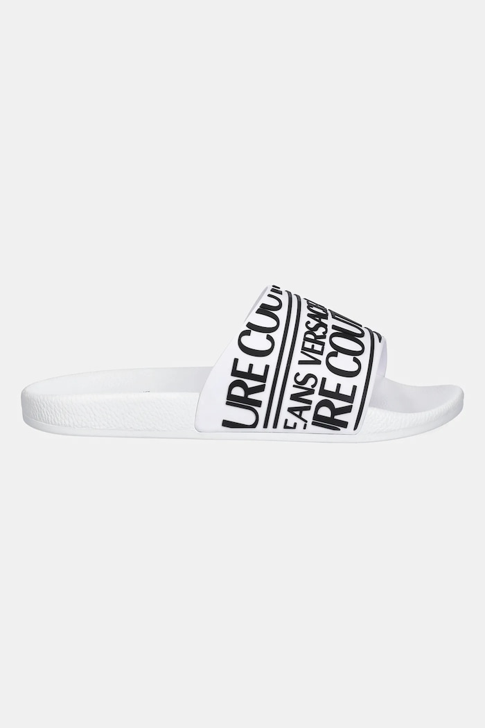 Versace Jeans Couture Klapki 78YA3SQ1.71352.003 biały SS25