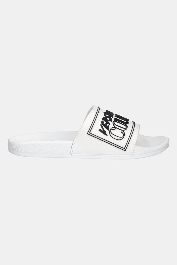 Versace Jeans Couture Klapki 78YA3SQ3.ZSC22.003 biały SS25