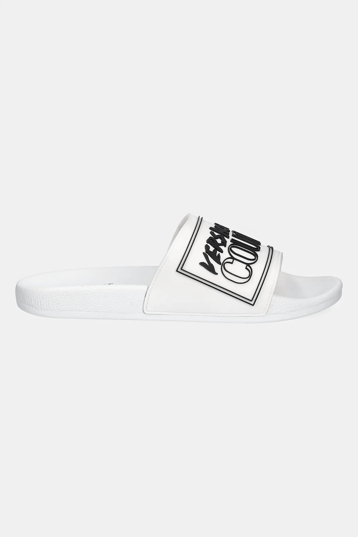 Versace Jeans Couture Klapki 78YA3SQ3.ZSC22.003 biały SS25