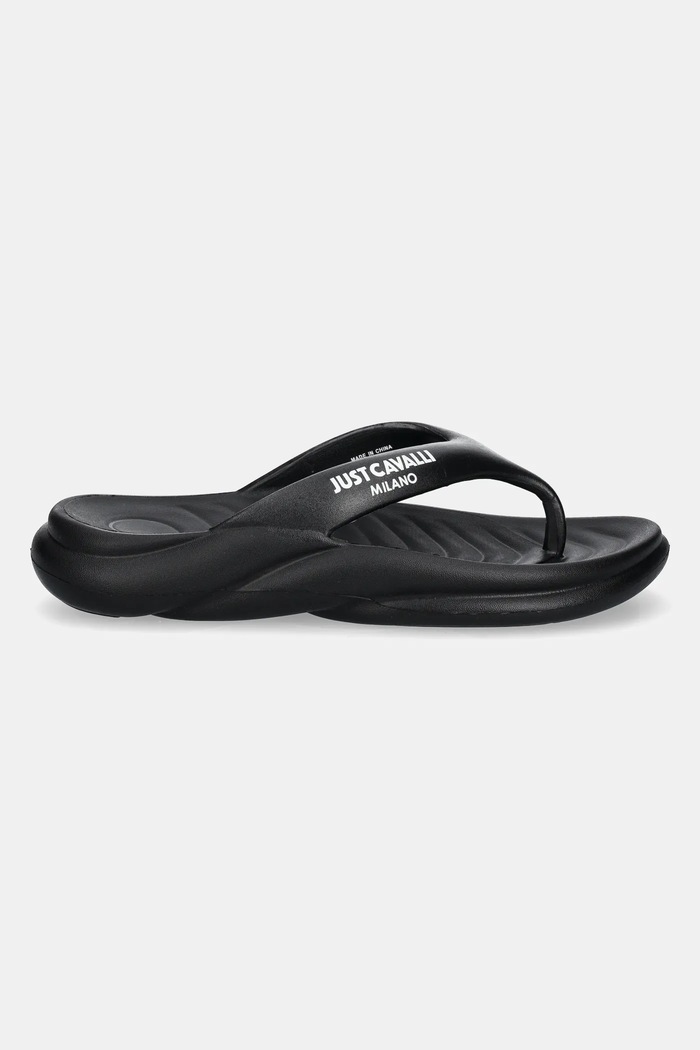 Σαγιονάρες Just Cavalli 78QA3SU1ZG257899 μαύρο SS25
