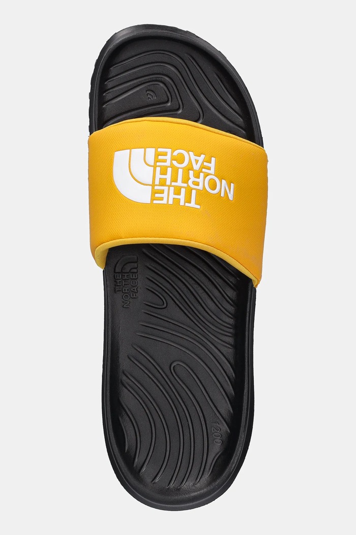 Šľapky The North Face Never Stop Cush Slide žltá NF0A8A90ZU31