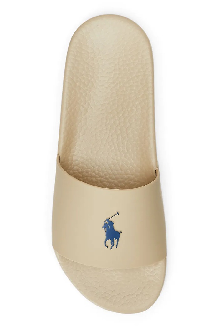 Pantofle Polo Ralph Lauren Polo Slide béžová 809965075001.250