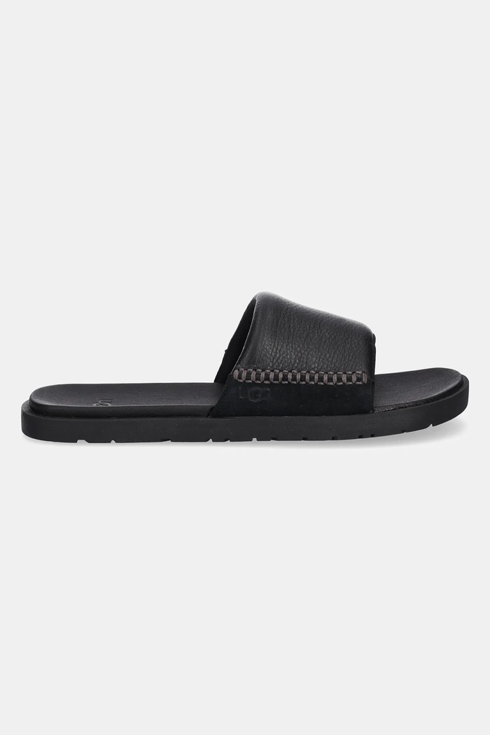 Шкіряні шльопанці UGG Seaside II Slide 1166593.BLK чорний SS26