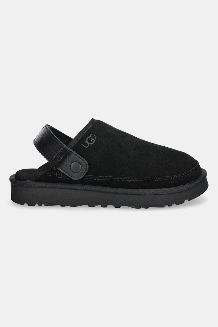 Semišové šľapky UGG Goldencoast Clog II 1166915.BLK čierna SS25