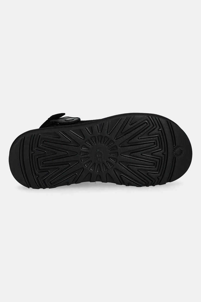 Semišové šľapky UGG Goldencoast Clog II 1166915.BLK čierna