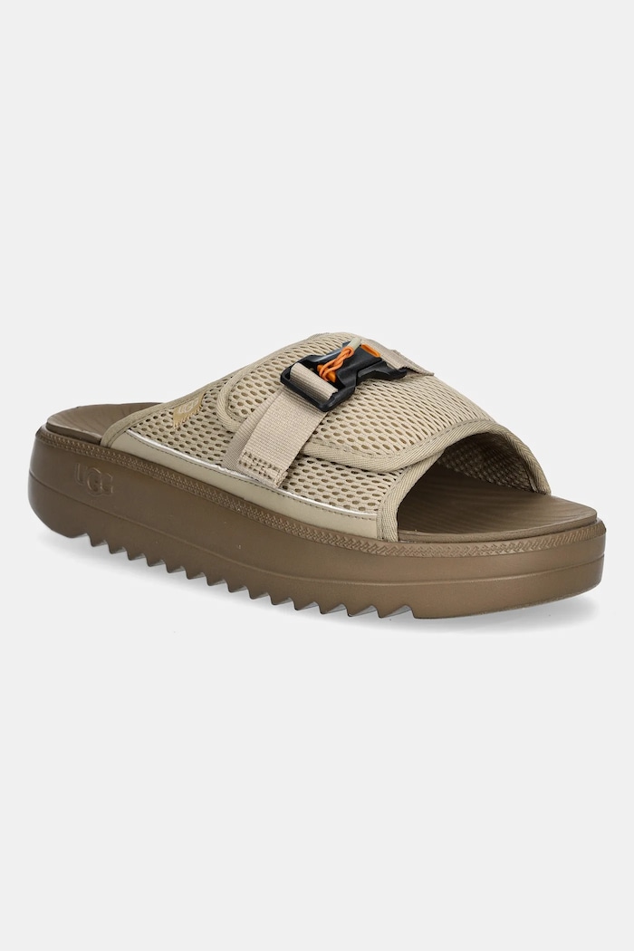 UGG papuci Maxxer Slide 2.0 textil bej 1167871.MDSD