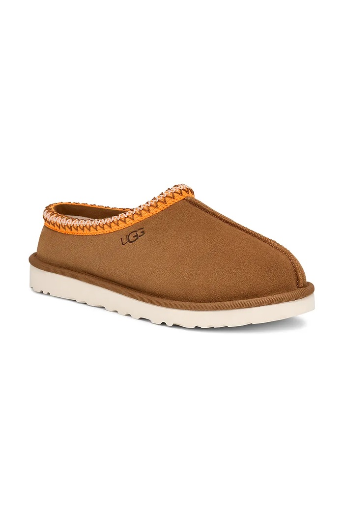 UGG kapcie zamszowe Tasman 5950.CRGH brązowy SS25