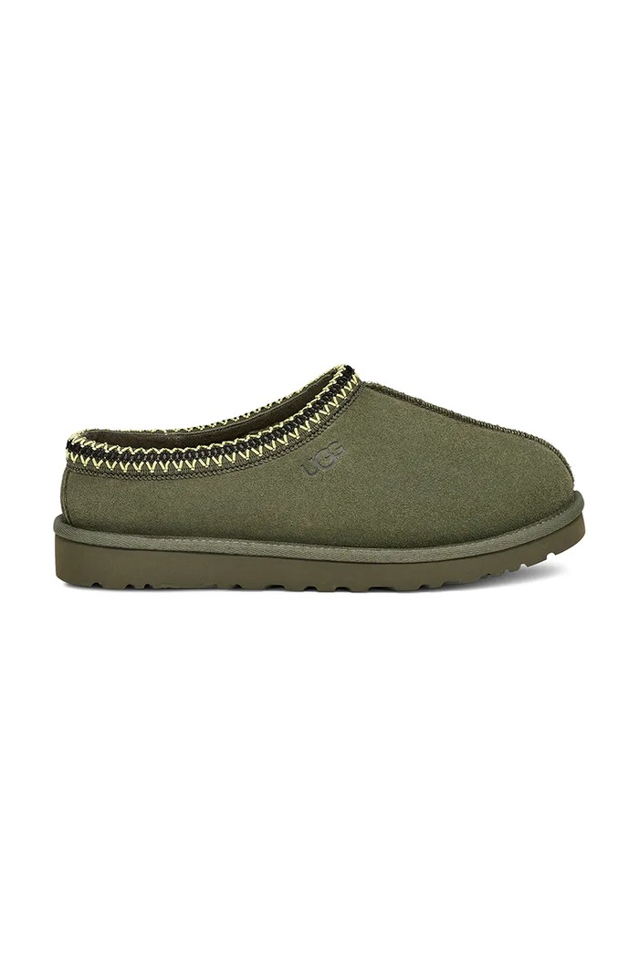 UGG Kapcie zamszowe Tasman zielony 5950.WLN