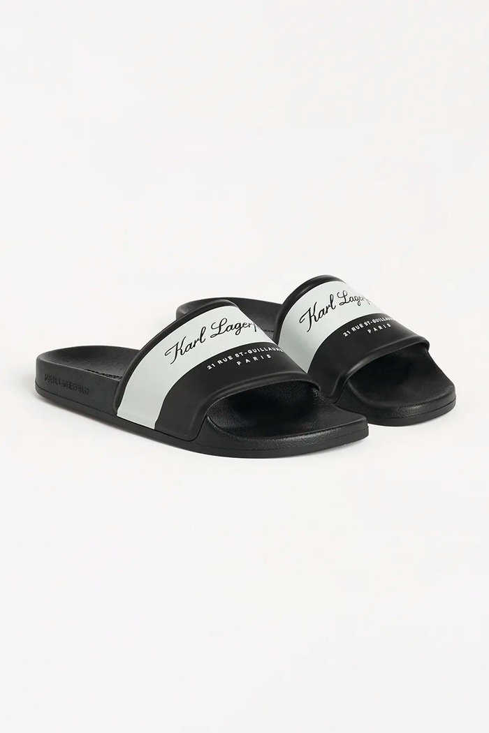 Karl Lagerfeld klapki KONDO KL70023.V01 czarny SS25