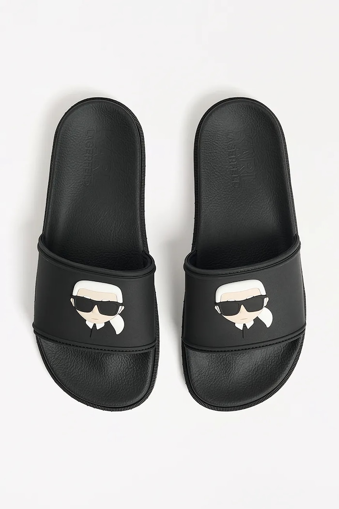 Karl Lagerfeld klapki KONDO TRED czarny KL70905.V00