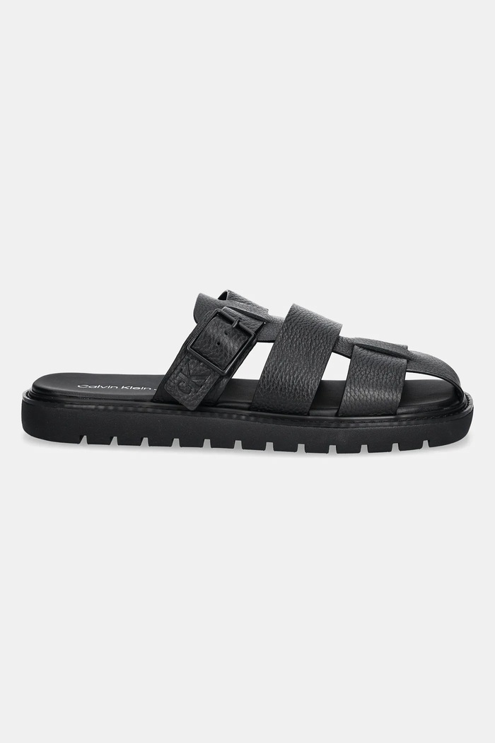 Чехли Calvin Klein Jeans SQ MOLDED SANDAL FISHERMAN YM0YM01220 черен SS25