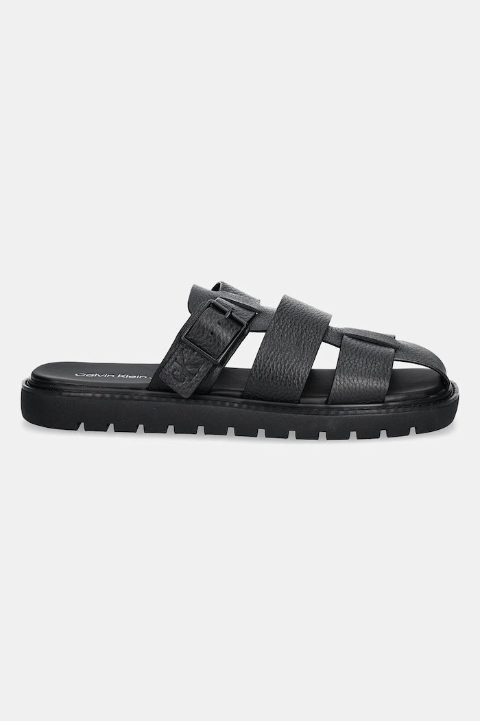 Чехли Calvin Klein Jeans SQ MOLDED SANDAL FISHERMAN YM0YM01220 черен SS25