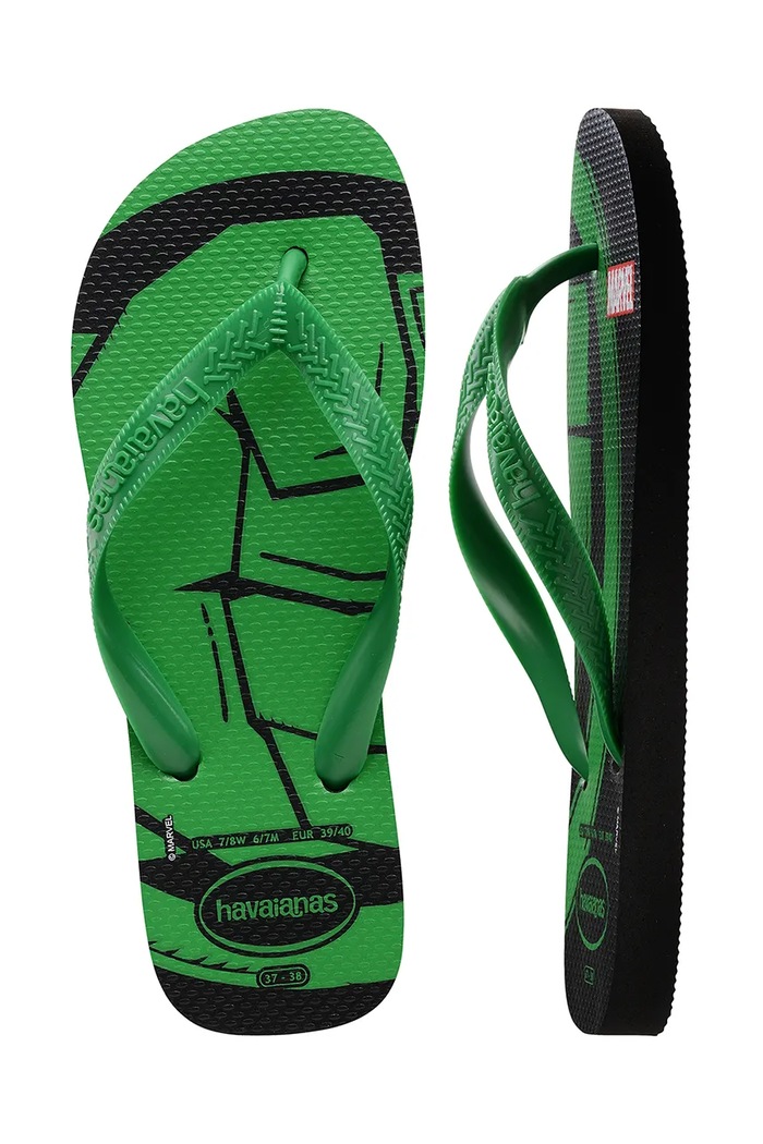 Slapi TOP MARVEL Havaianas verde 4146953.5579